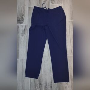 2 pairs navy scrub pants